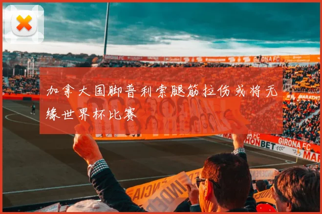 加拿大国脚普利索腿筋拉伤或将无缘世界杯比赛