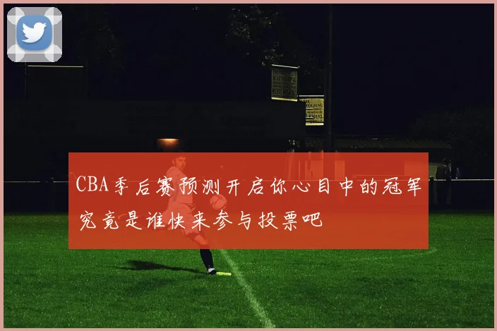 CBA季后赛预测开启你心目中的冠军究竟是谁快来参与投票吧